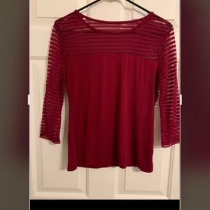 New York & Co Plum Top